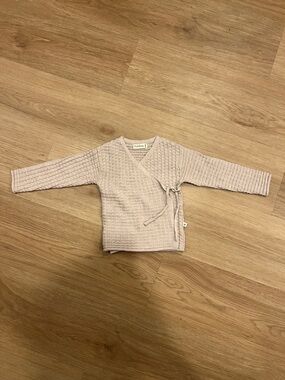 Kids' Wrap Sweater - Light Mauve